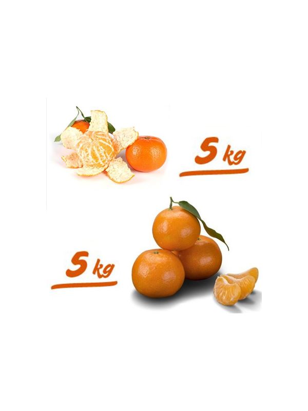 5kg. Clemenules y 5kg. Clemenvillas