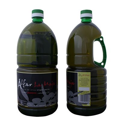 Aceite de oliva Virgen Extra Alfar. 6 botellas PET de 2 litros