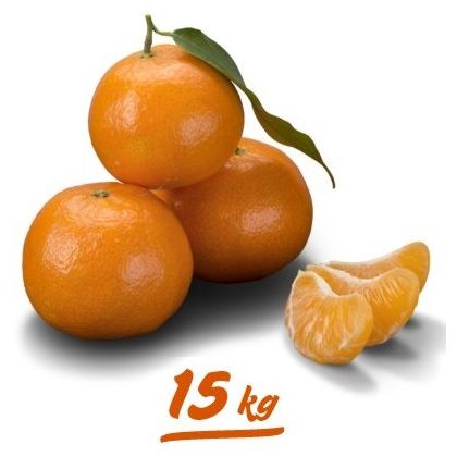 Clementinas Clemenvillas (mandarinas). Caja de 15kg.
