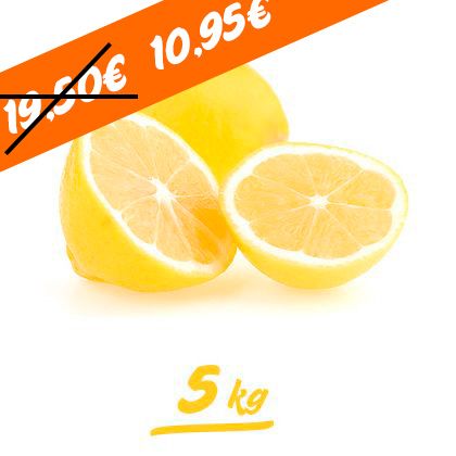 Oferta en 5kg. de limones en LaMejorNaranja.com