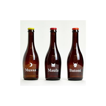 Cerveza artesana de Valencia. Mussa, Maula y Butoni 260x260