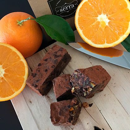 Nougat de chocolate y limón