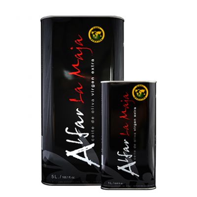 Aceite de oliva Virgen Extra Alfar. 3 latas de 5 litros