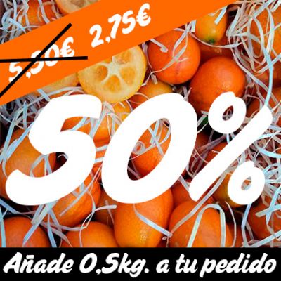 Añade 0,5kg. de Kumquats a tu pedido de cítricos