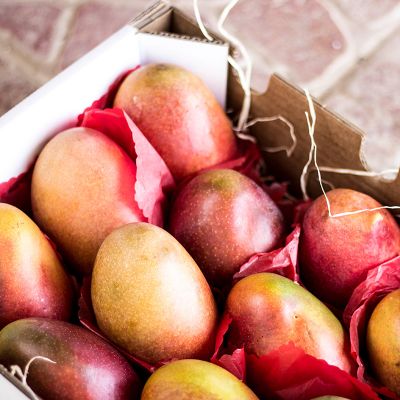 Caja de mangos de 4kg.