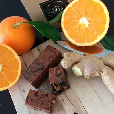 Nougat de Naranja, Chocolate y Jengibre