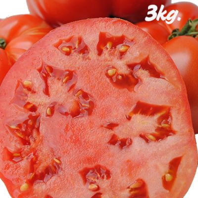 Caja de 3kg. de tomates de Navarra. Variedad Jack. 6,41€/kg.