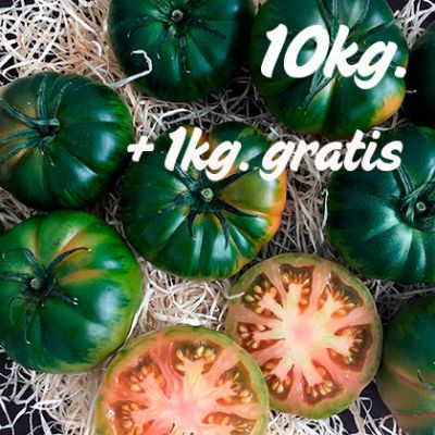 Tomate Raf. Caja de 10kg. 1kg. gratis