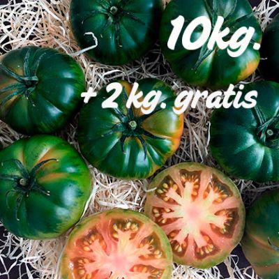 Tomate Raf. Caja de 10kg. 2kg. gratis