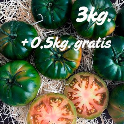 Tomate Raf. Caja de 3kg. 0,5kg. gratis