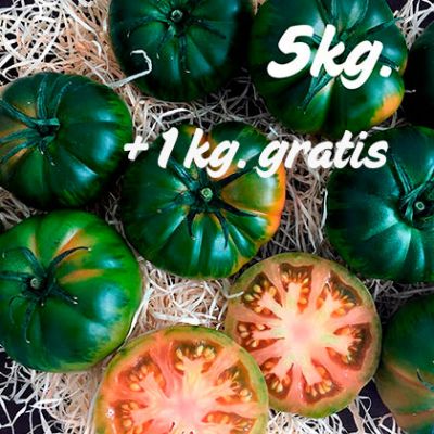 Tomate Raf. Caja de 5kg. 1kg. gratis