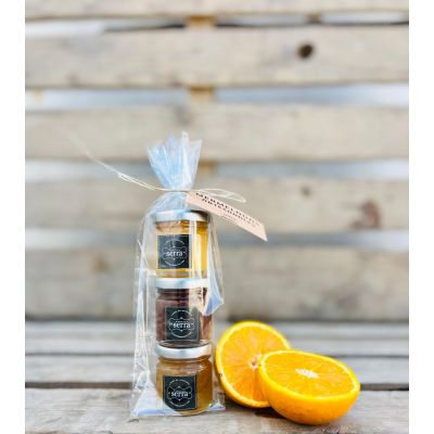 Degustación de tres mermeladas extra de elaboración casera